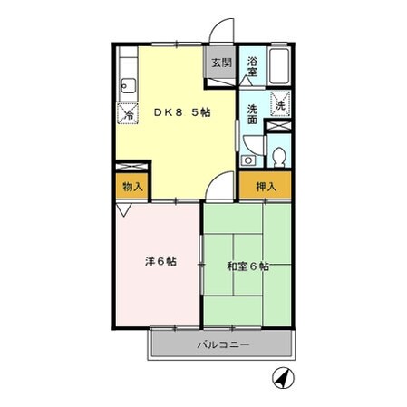 エクレールUの物件間取画像